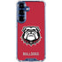University of Georgia Bulldogs Logo Galaxy S25 Clear Case